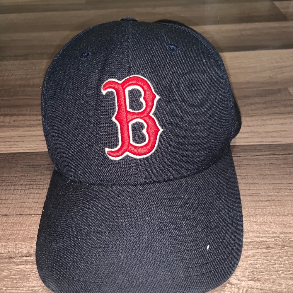 ‘47 Boston Red Sox One Size Baseball Cap, Red and Black